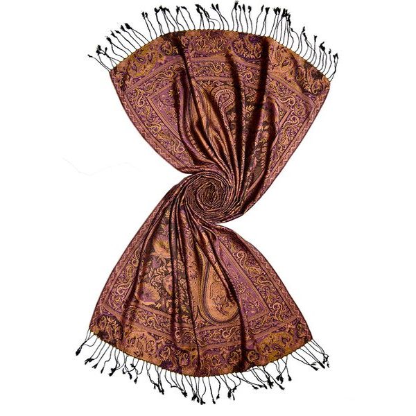 buy mughal paisley silk shawls at wholesale prices for ladies