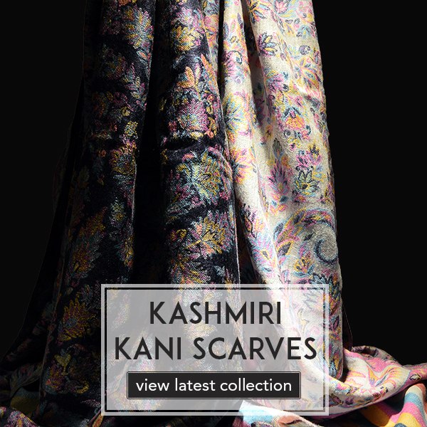 Pashmina kani wool shawls and scarf collection by Tri Star Overseas